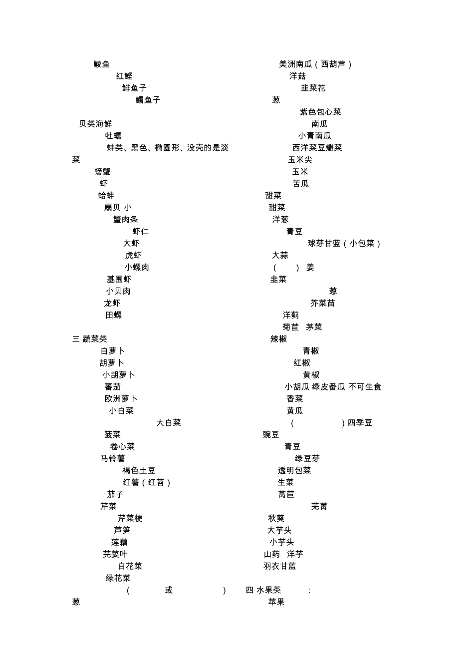 常用餐厅食物名称_第2页