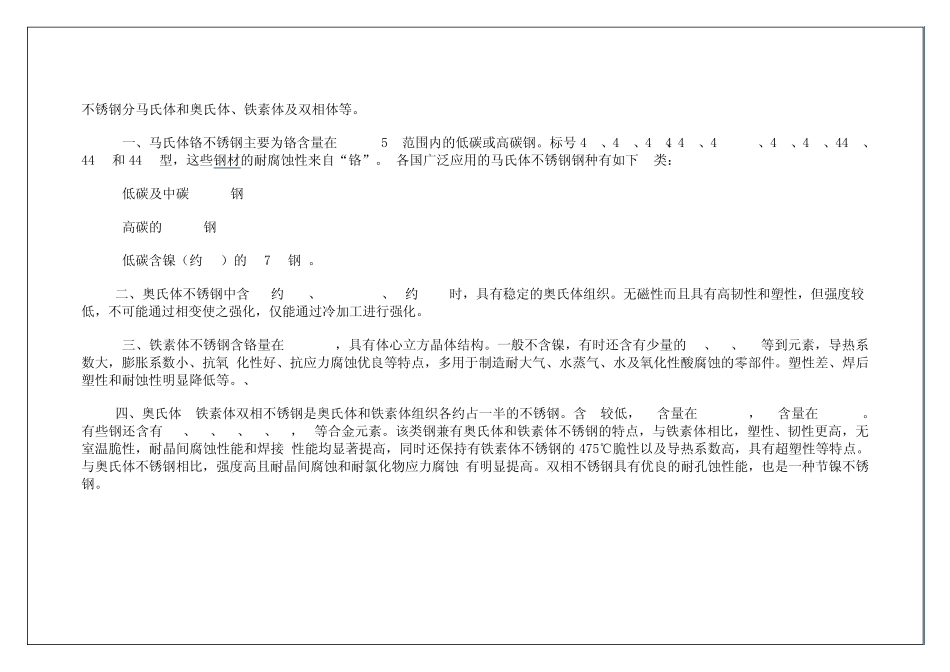 常见不锈钢标号对照表_第3页