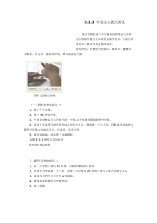 常见宝石款式画法
