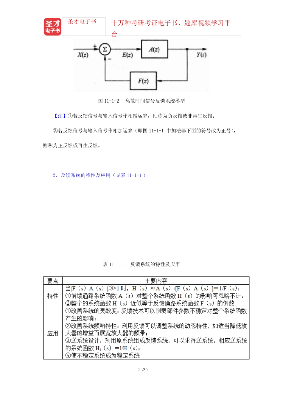 郑君里《信号与系统》(第3版)笔记和课后习题(含考研真题)详解-第11章_第2页