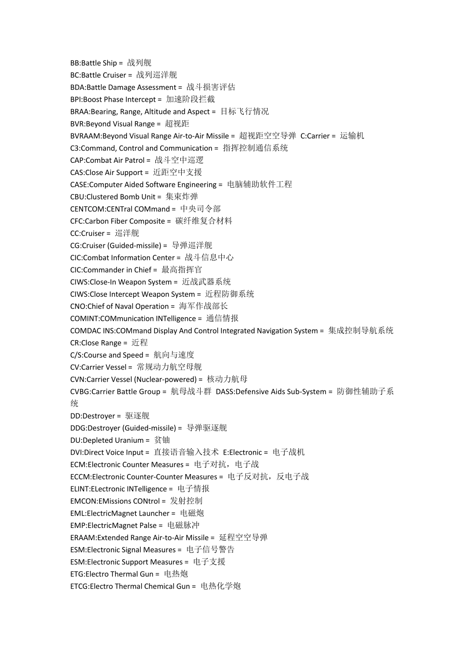 常见的军事术语_第2页