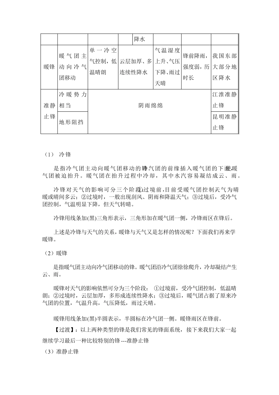 常见的天气系统教案_第3页