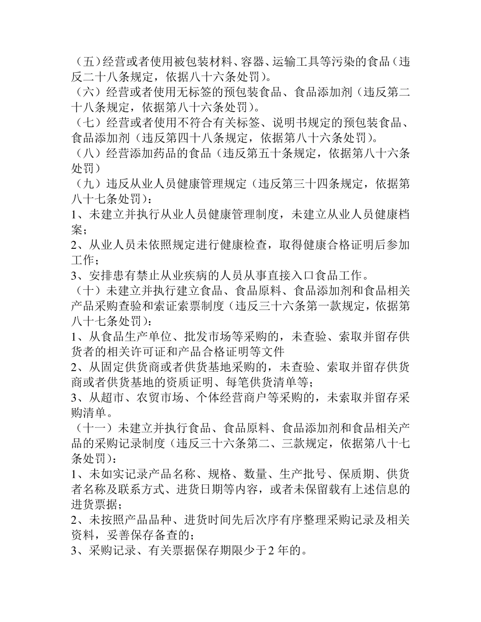 常见的违法行为及处罚依据_第2页