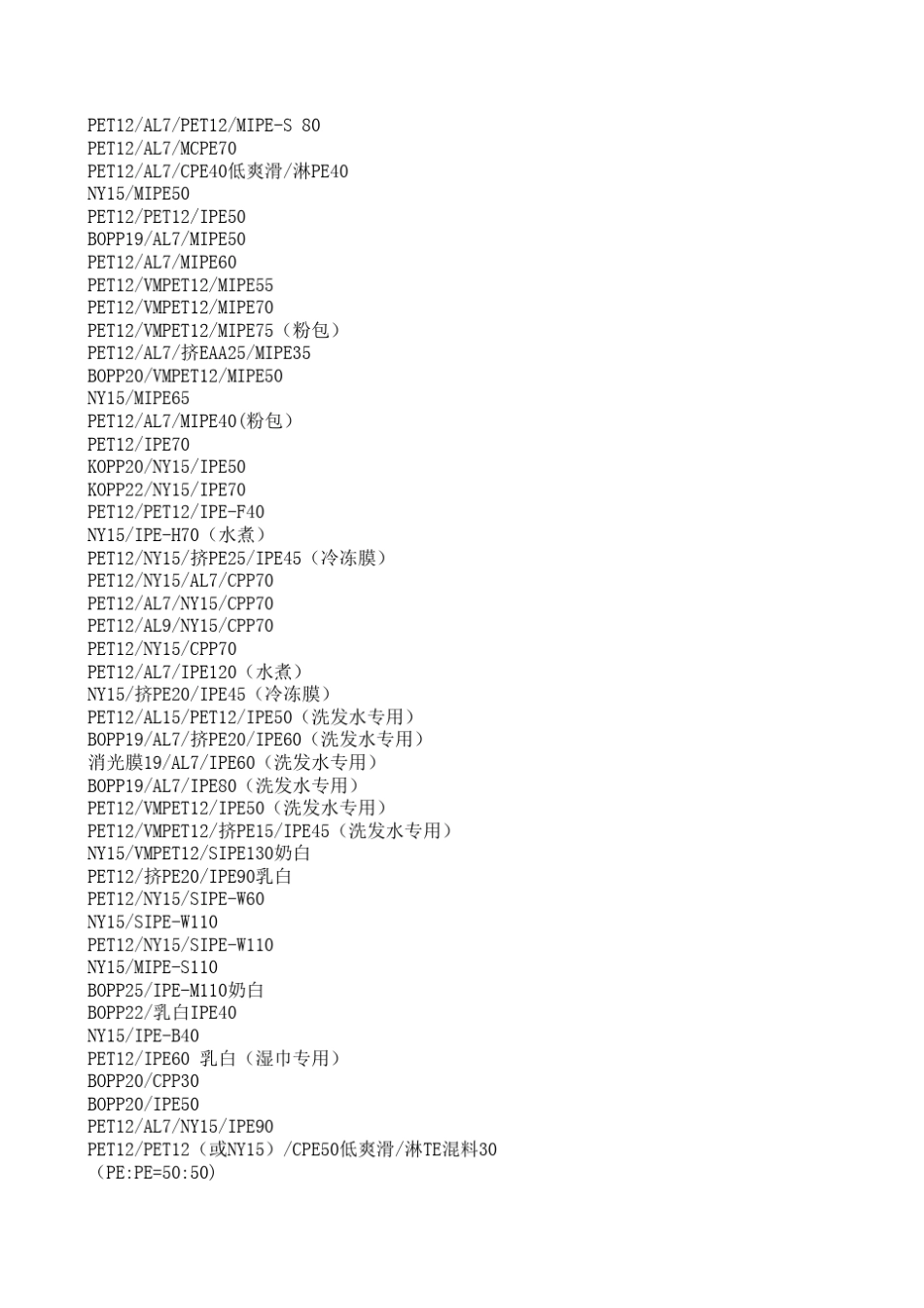 常见食品、药品等软包装结构_第2页