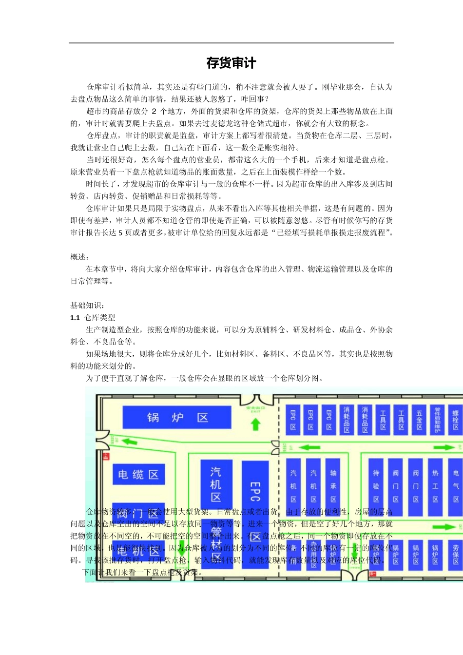 常规审计存货审计_第1页