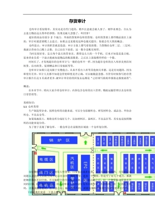常规审计存货审计