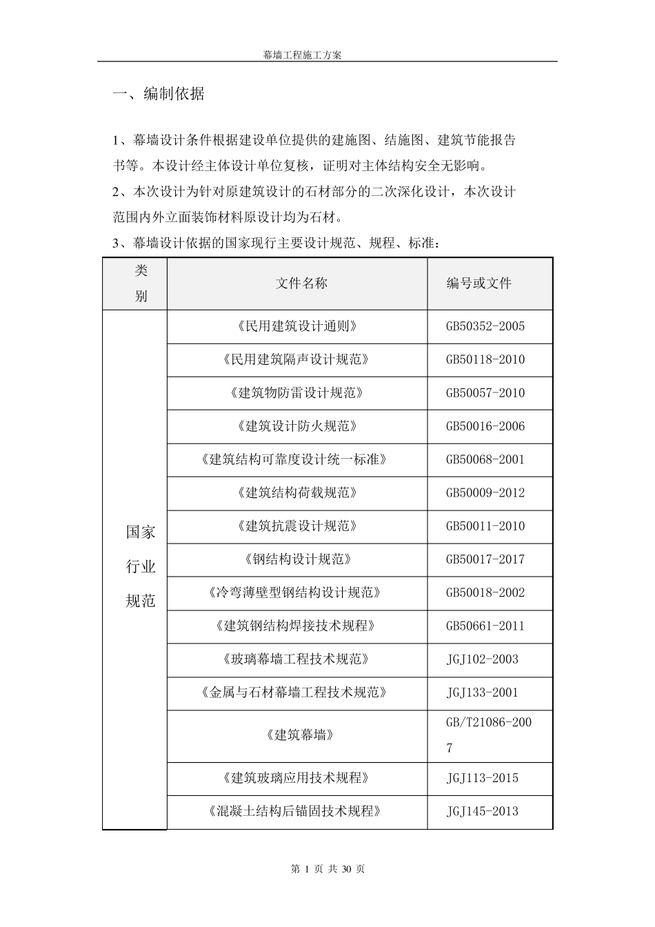 幕墙工程专项施工方案_第3页