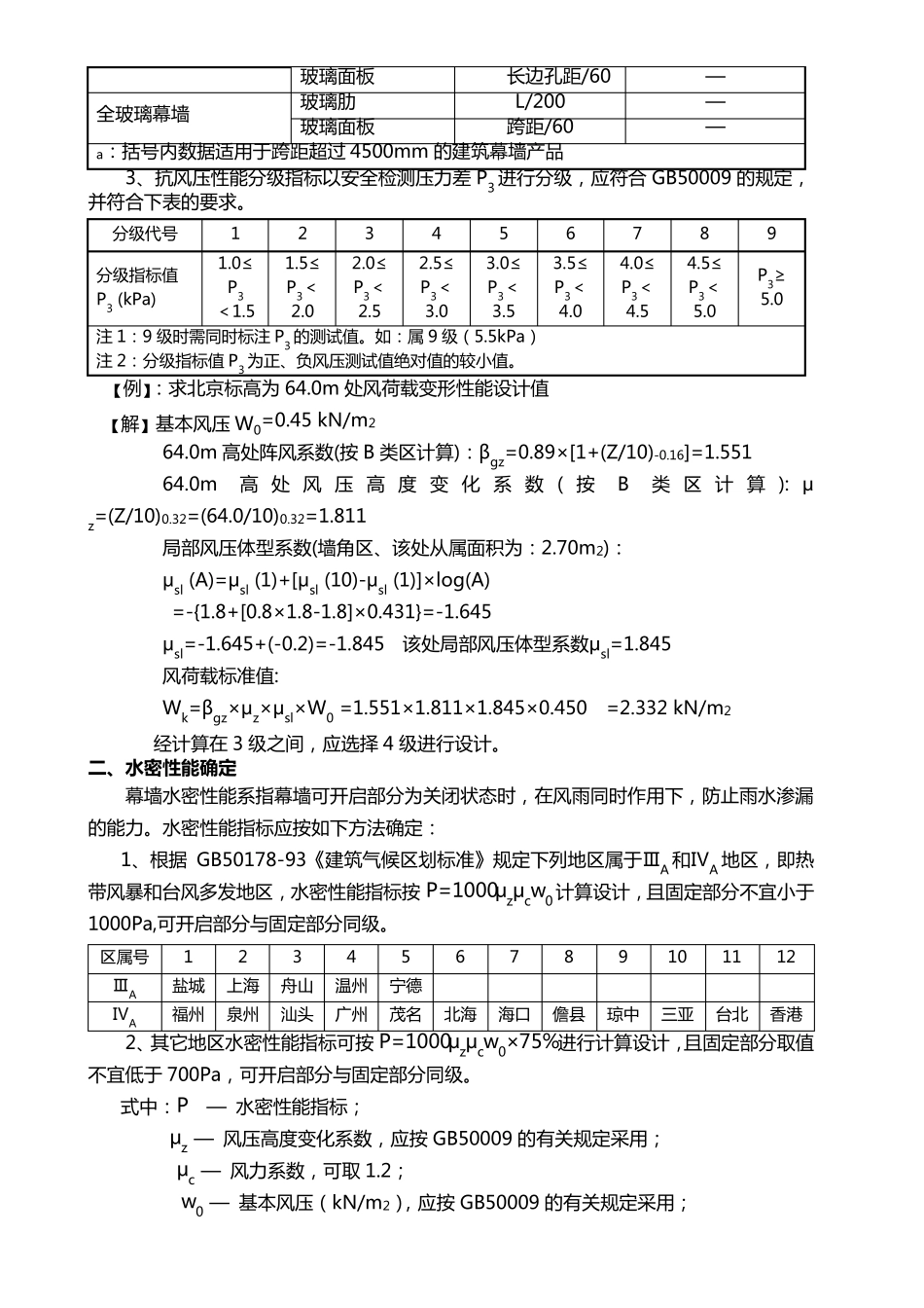 幕墙性能等级_第2页