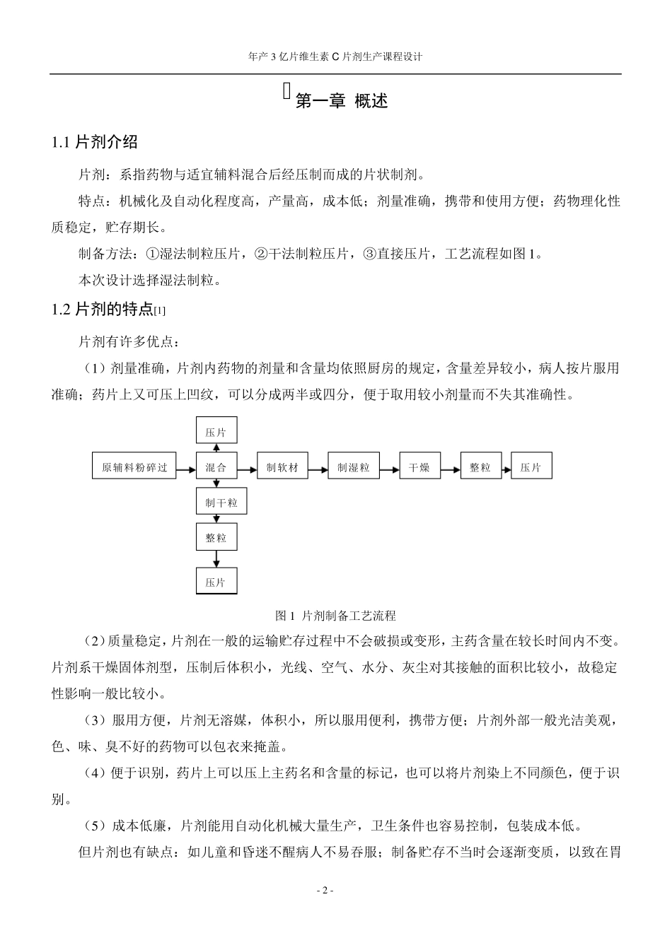 年产3亿片维生素C片剂生产车间__鉴_第3页