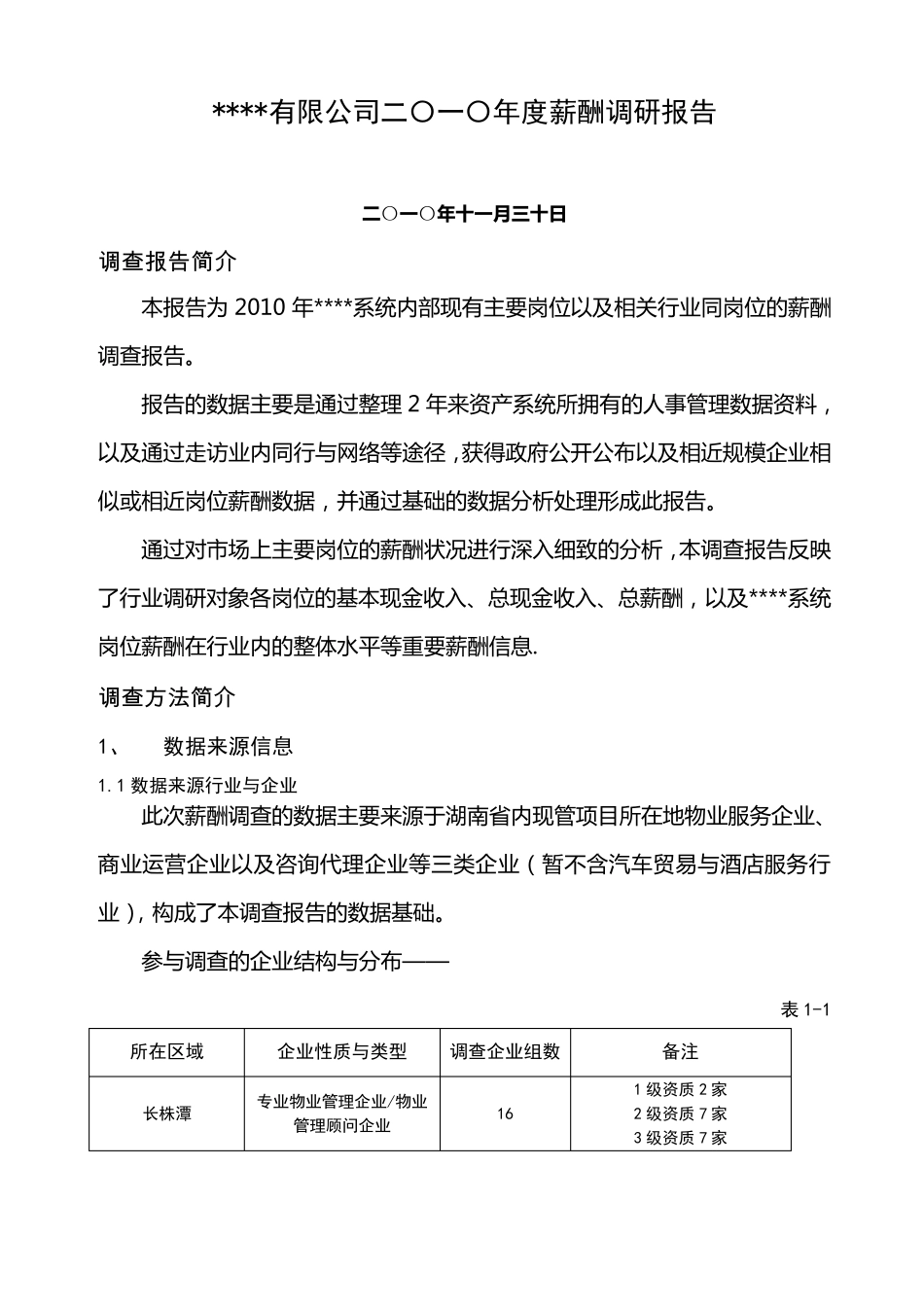 年度公司薪酬调查报告_第1页