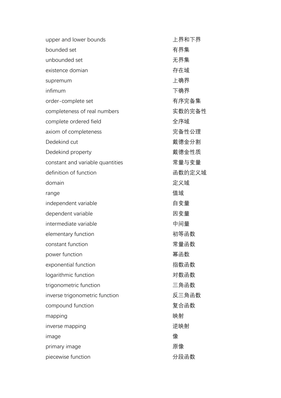 数学分析英文词汇_第2页
