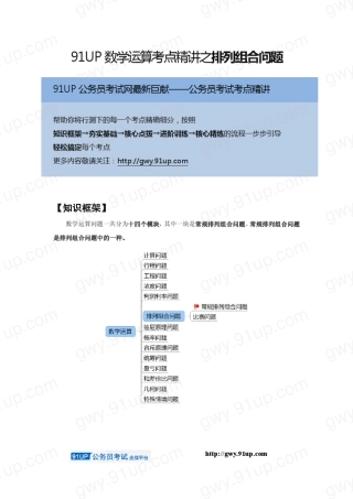 数学运算——常规排列组合问题