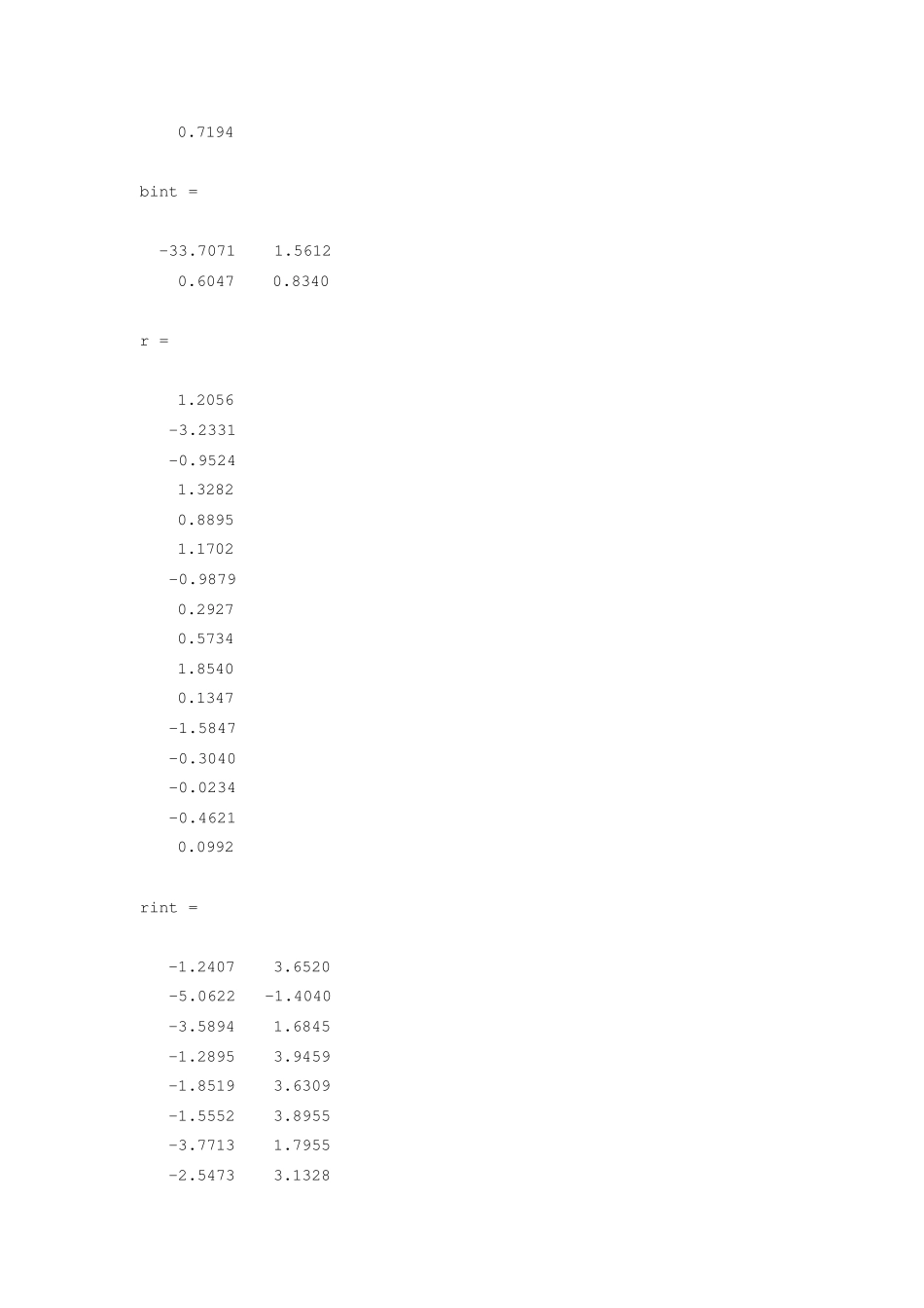 数据回归分析和拟合的Matlab实现_第3页