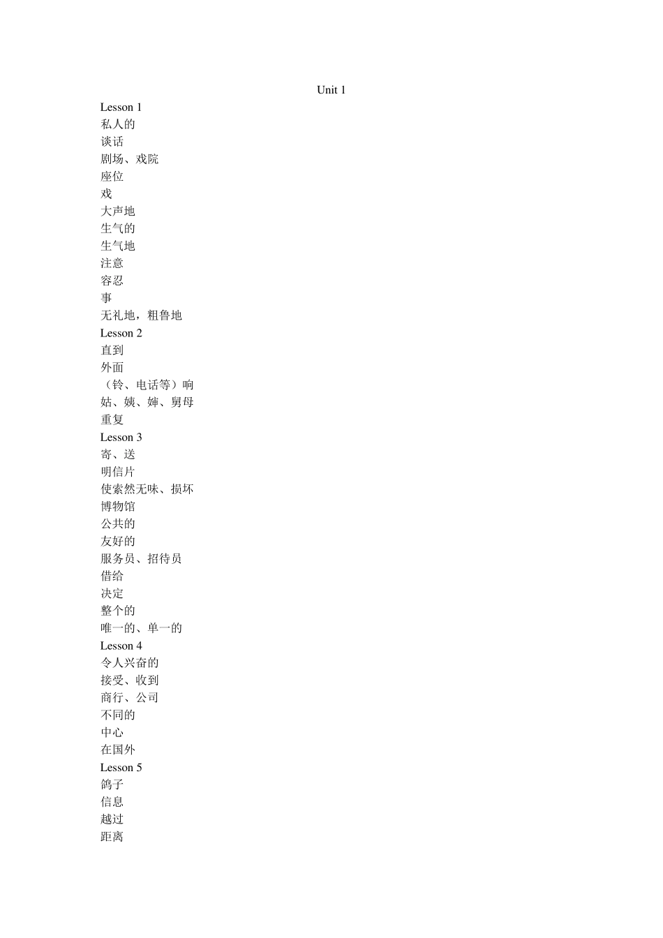 新概念第二册全部单词汇总_第1页