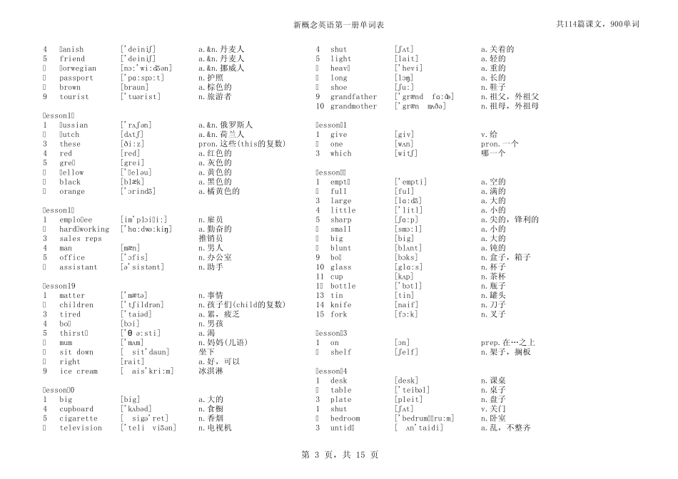 新概念英语14册单词[精校打印版]_第3页