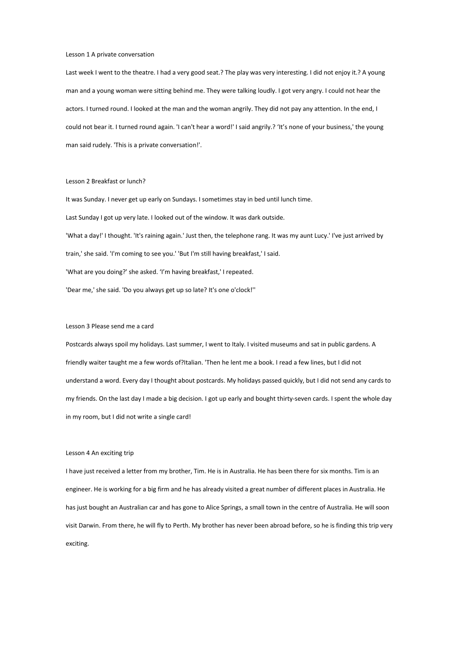 新概念英语2课文_第1页