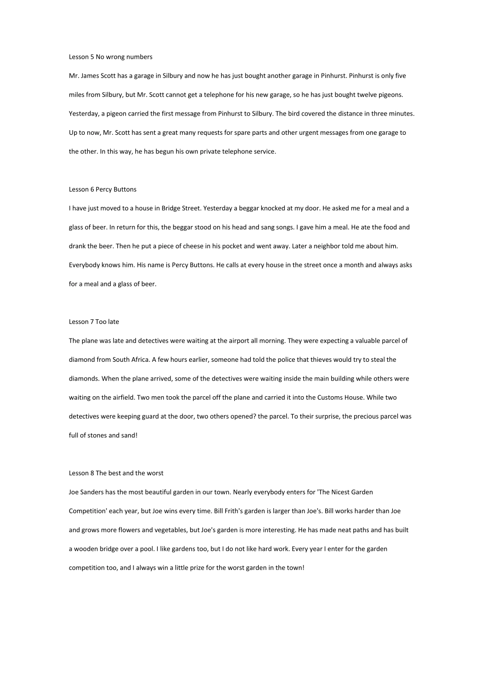 新概念英语2课文_第2页