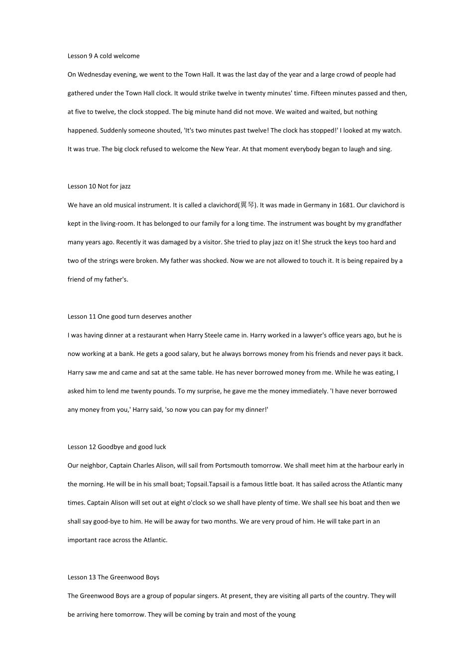 新概念英语2课文_第3页