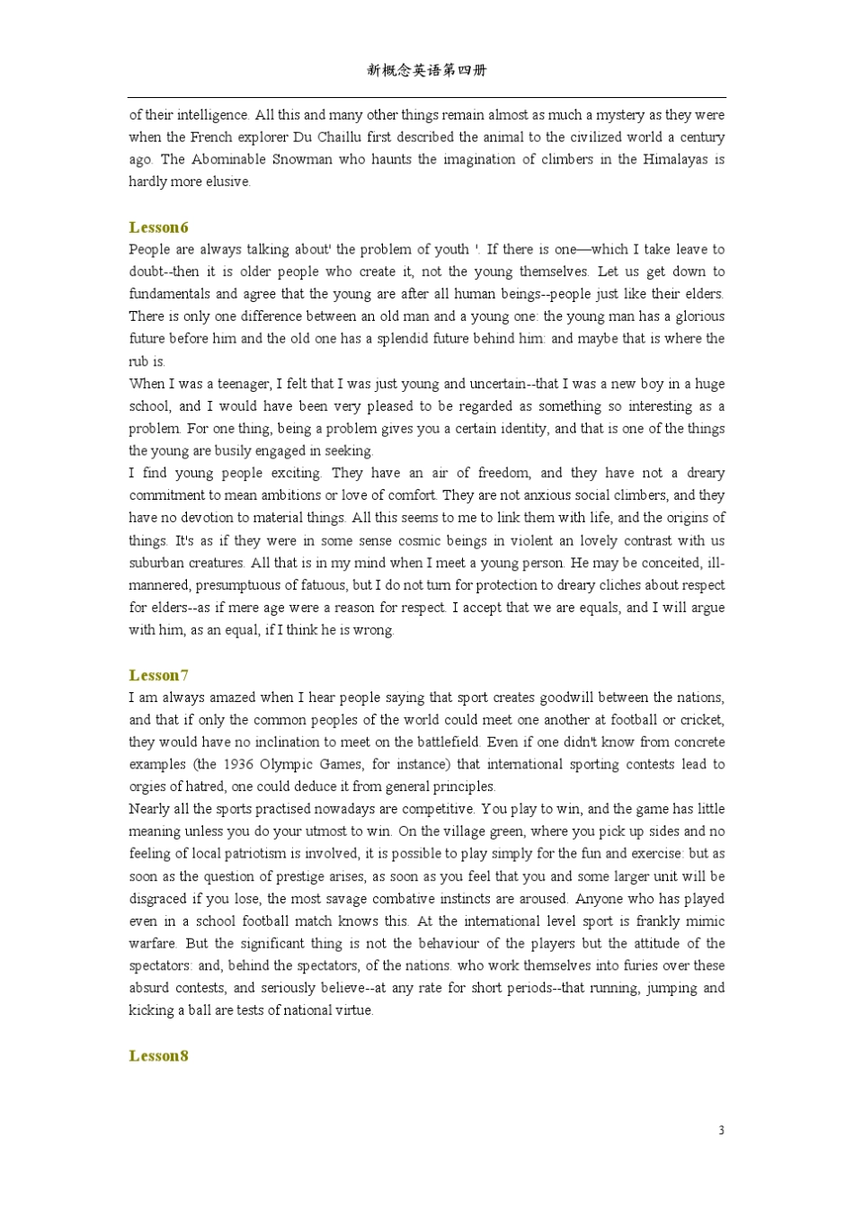 新概念英语4课文文本_第3页
