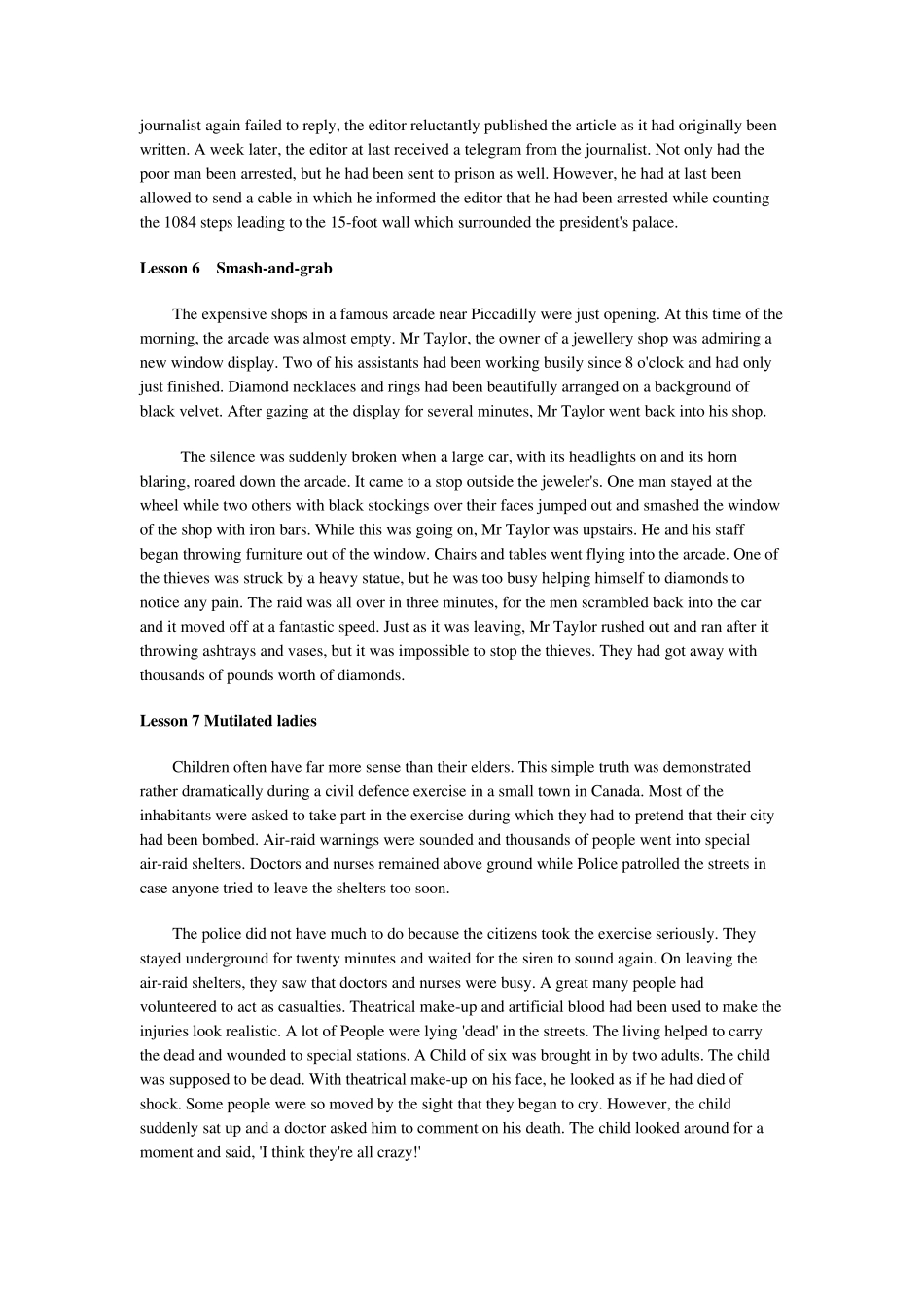 新概念英语第3册课文word版_第3页