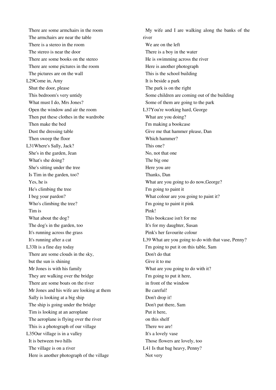 新概念英语第一册课文(英文版)_第3页