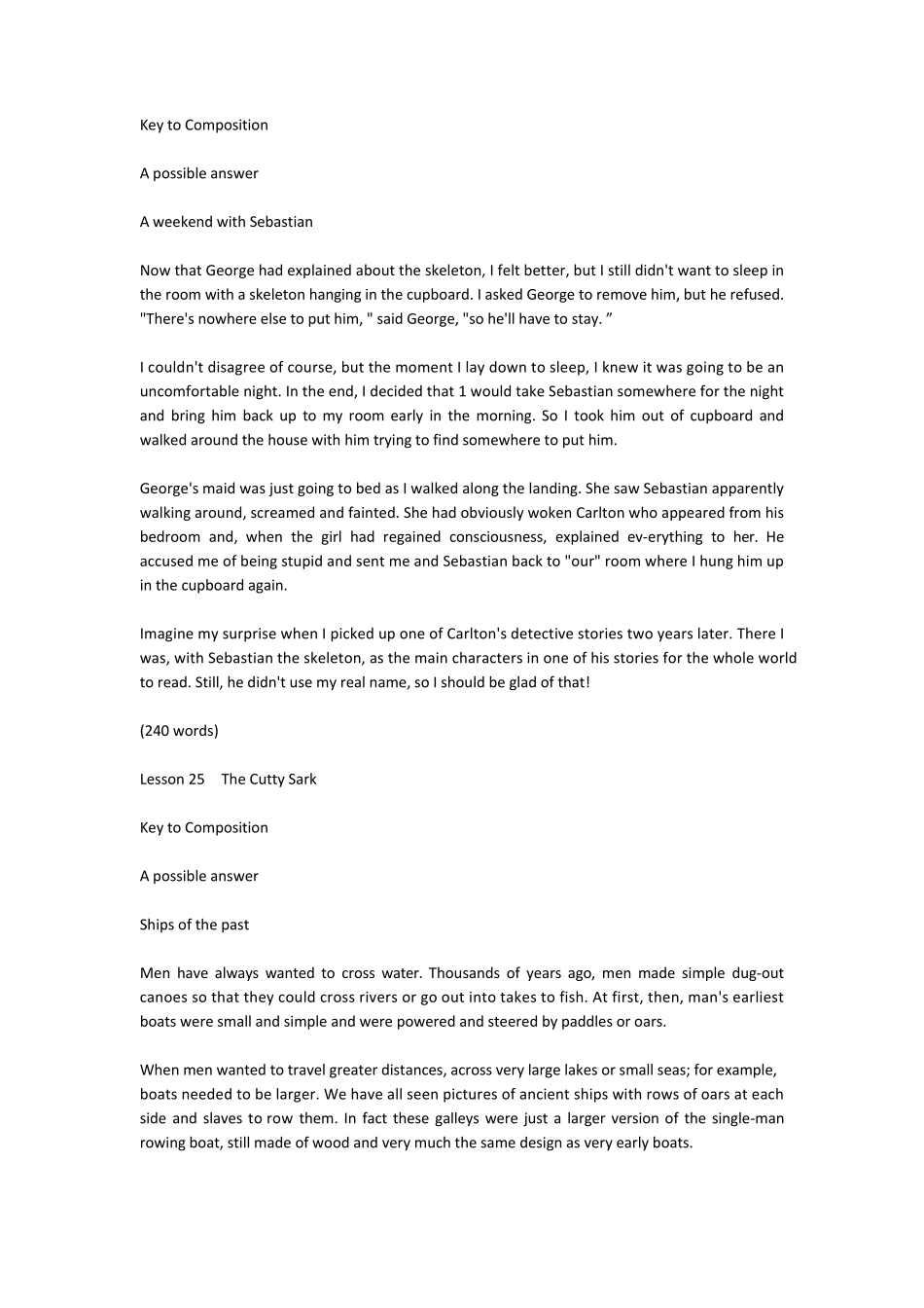 新概念英语第三册2130课后作文标准答案_第3页