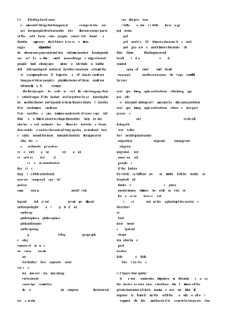 新概念英语第四册笔记大全
