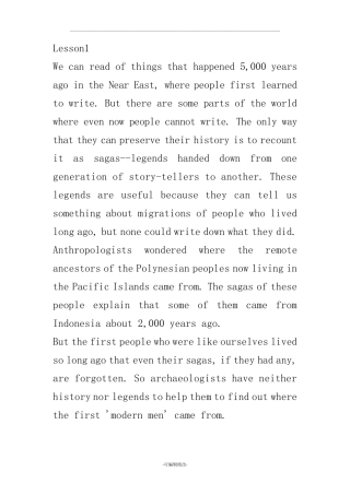 新概念英语第四册课文word版