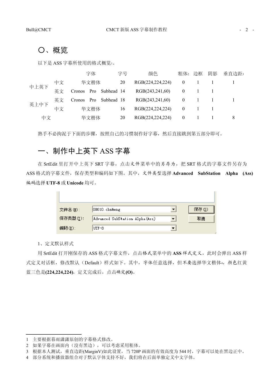 新版ASS字幕制作教程_第2页