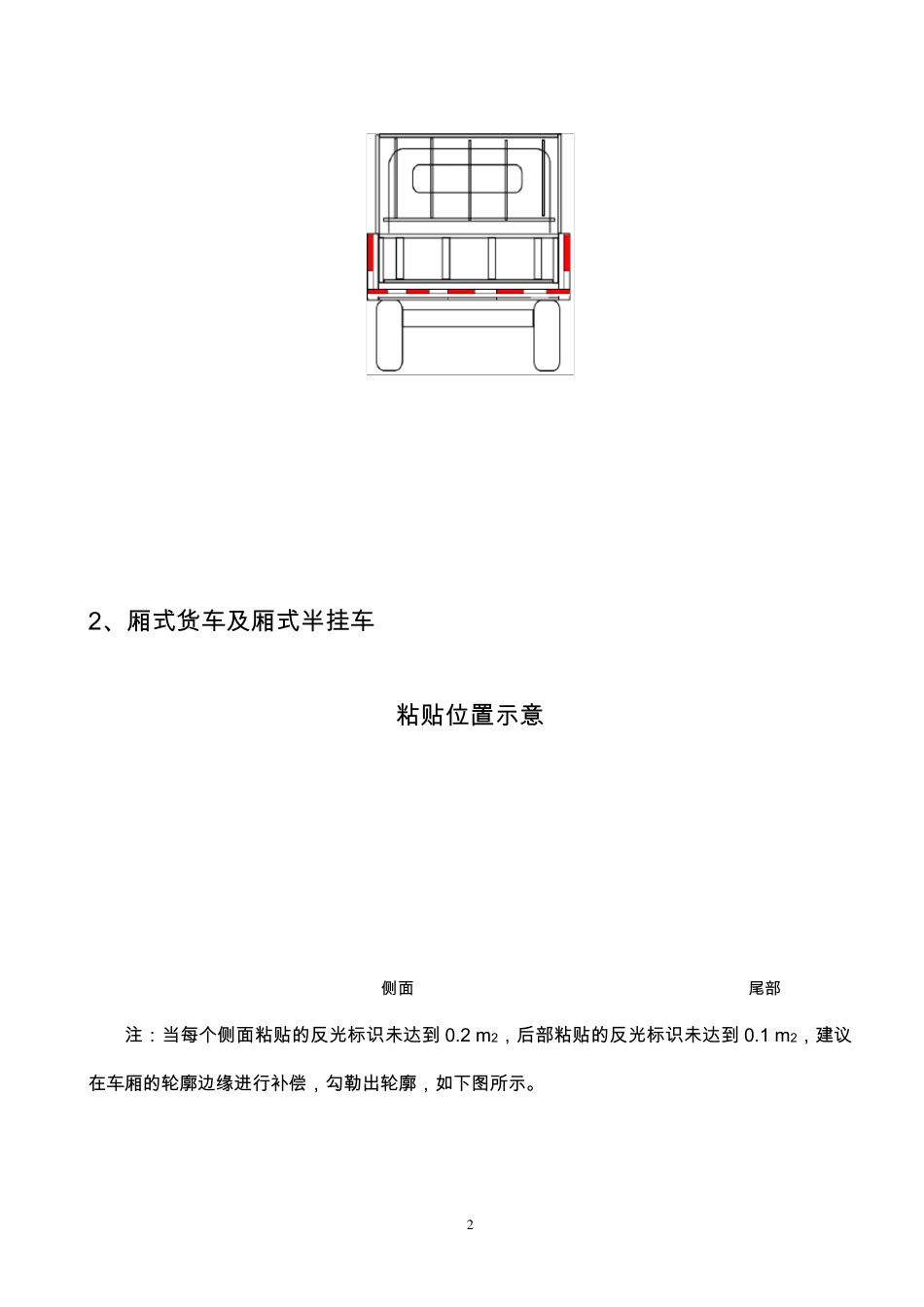 新版车型车身反光标识粘贴式样示例_第2页