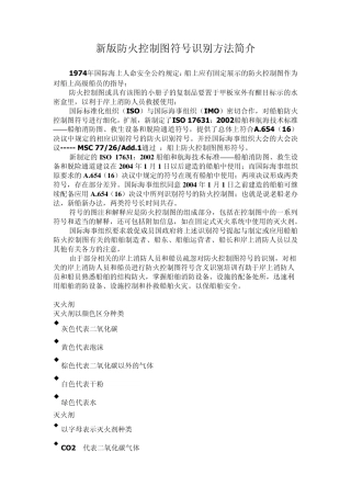 新版防火控制图符号识别简介