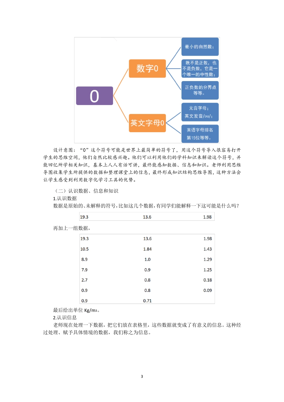 新版高中信息技术《数据与计算》(教科版)《我们身边的数据》教学设计_第3页