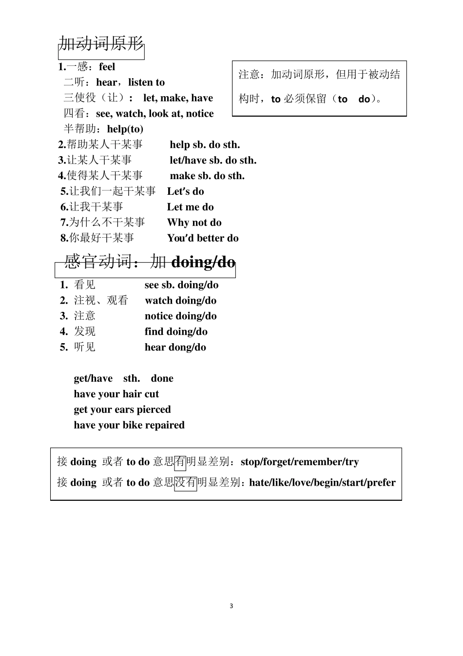 新目标九年级英语固定搭配总结_第3页