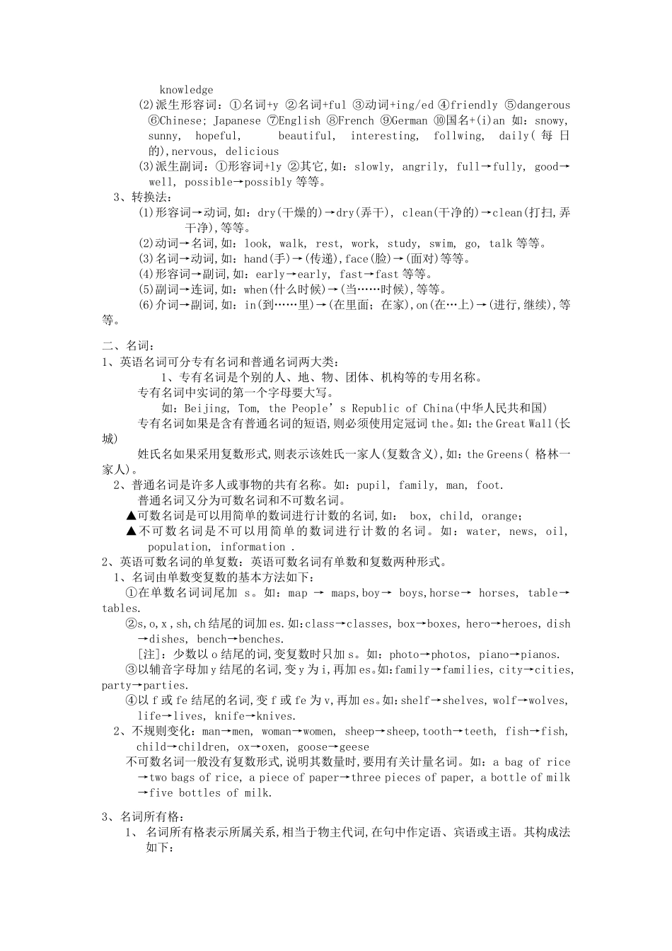 新目标初中英语语法归纳_第2页