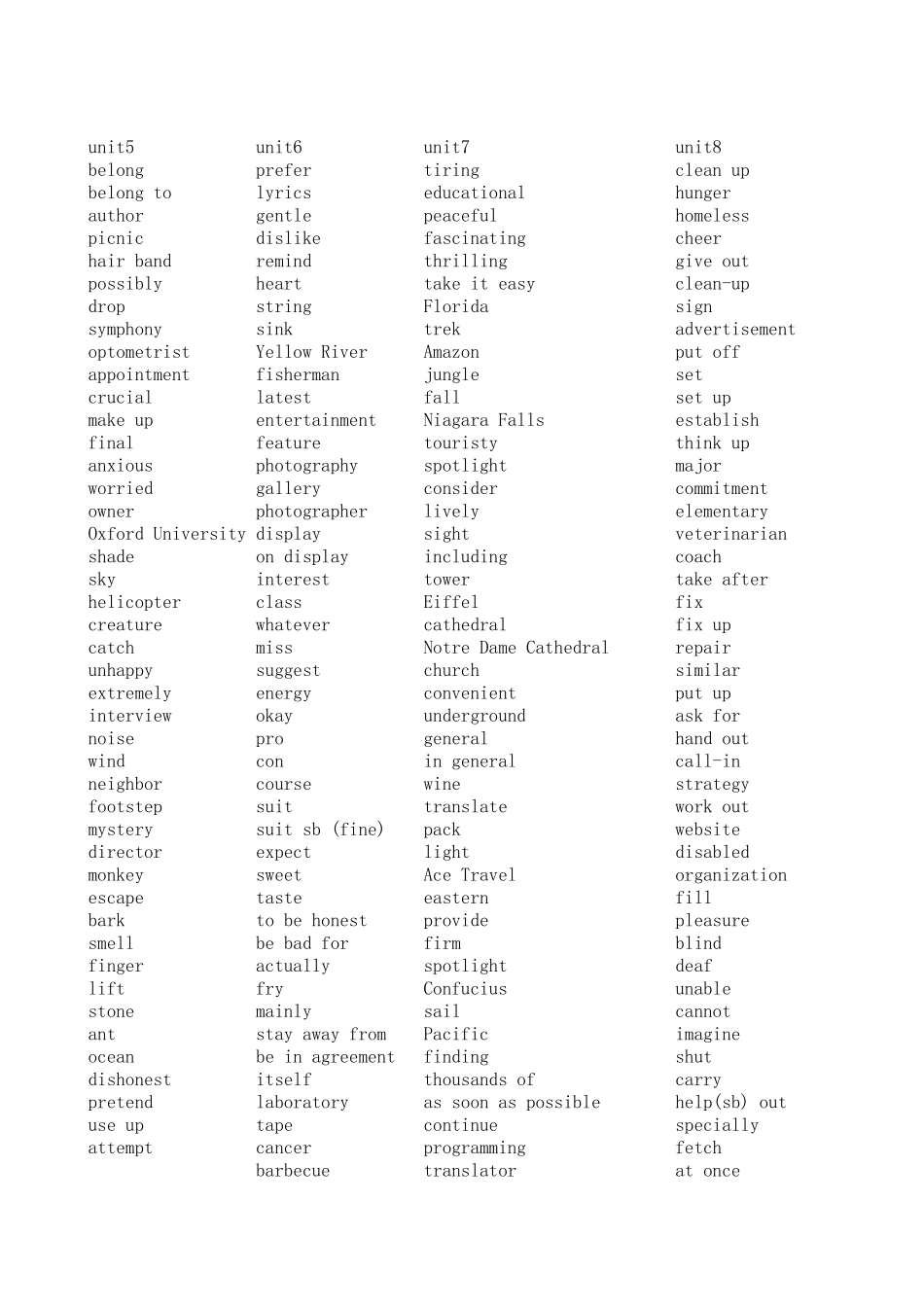 新目标英语九年级单词表_第3页