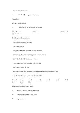 新编大学英语2答案