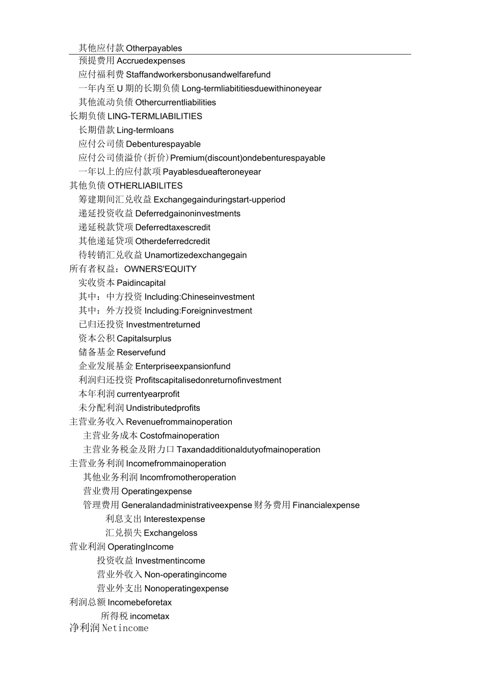 财务英语专业术语_第2页