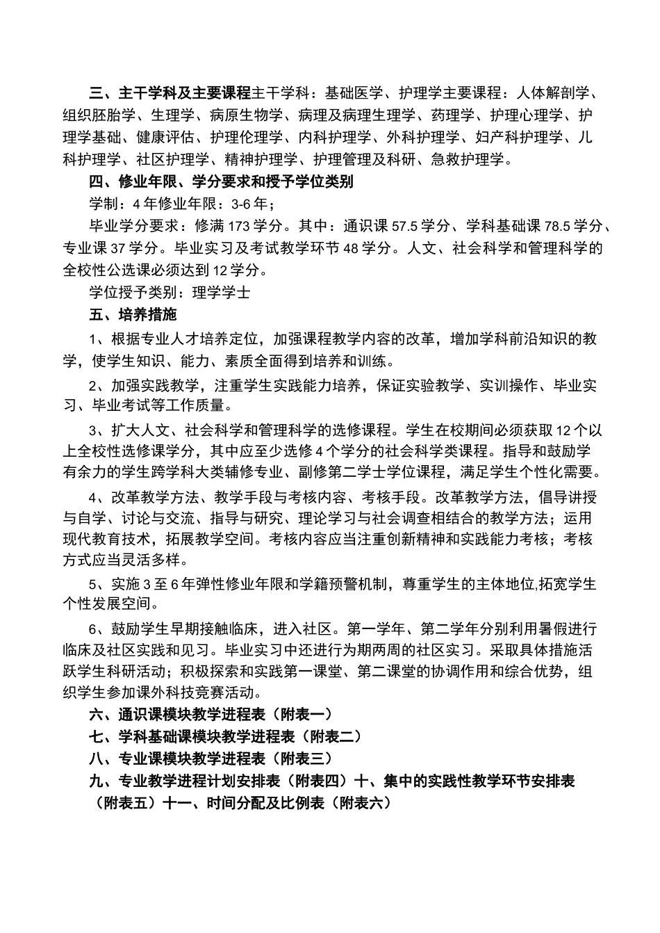 护理学专业人才培养方案_第3页