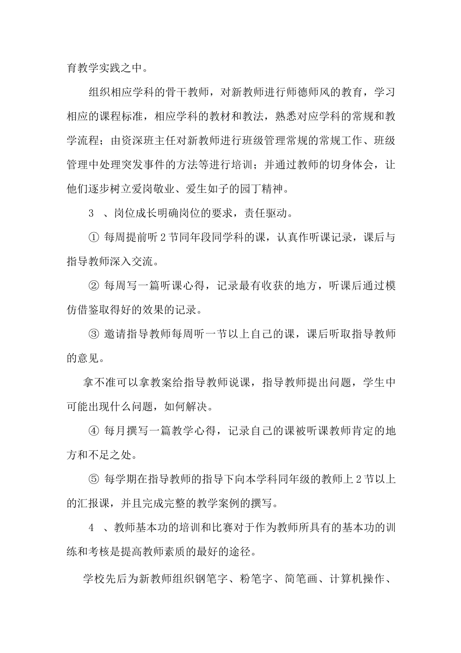 学校教师专业化发展实施方案_第2页