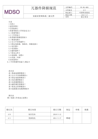 元器件降额规范