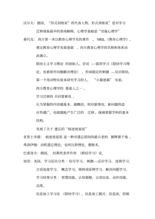 教育心理学家与理论