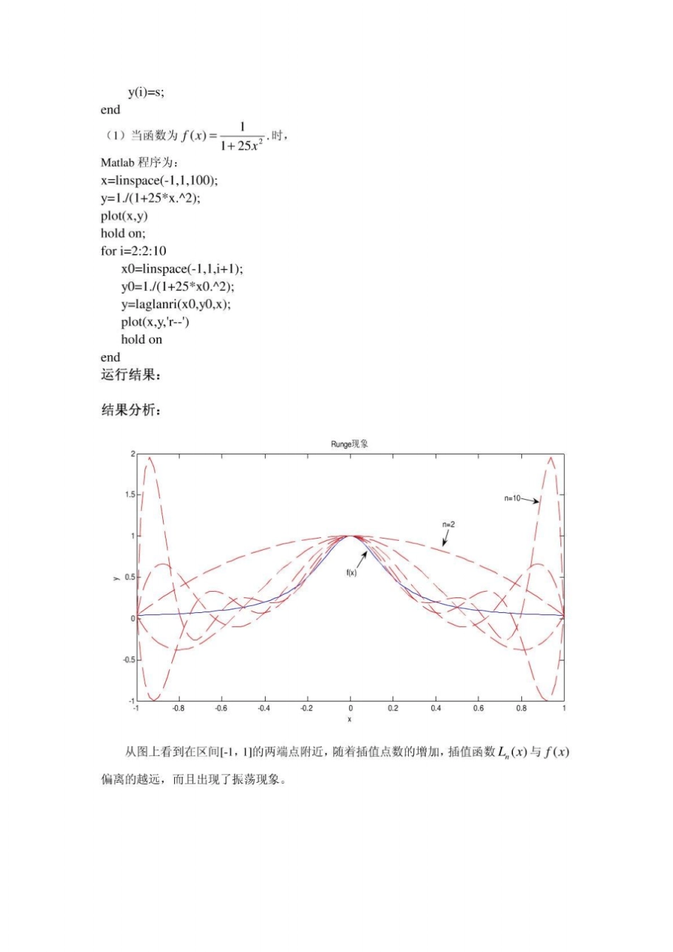 数值分析MATLAB试验报告_第2页