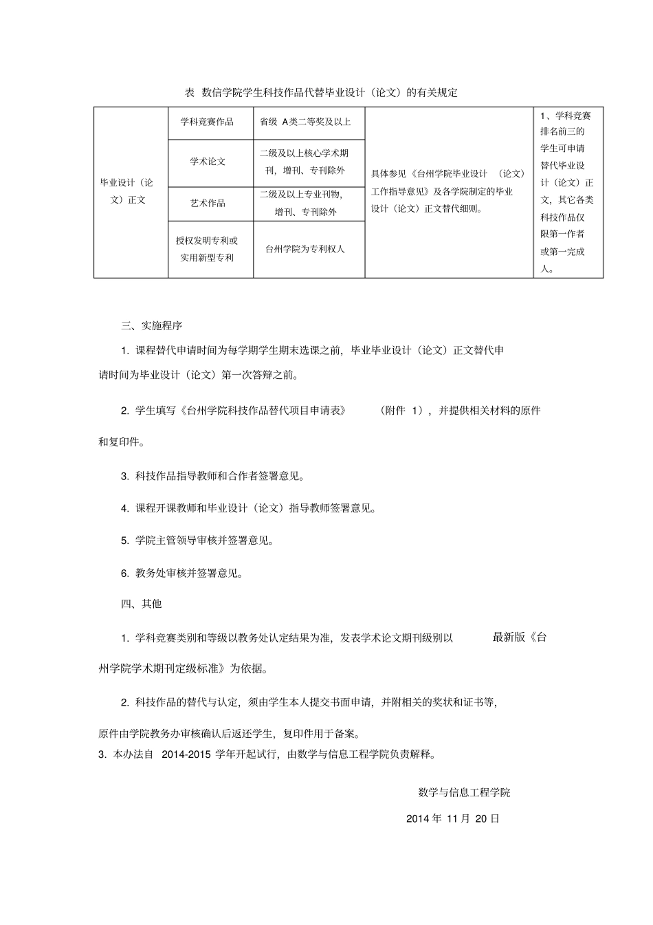 数学与信息工程学院学生科技作品替代课程、本科毕业_第2页