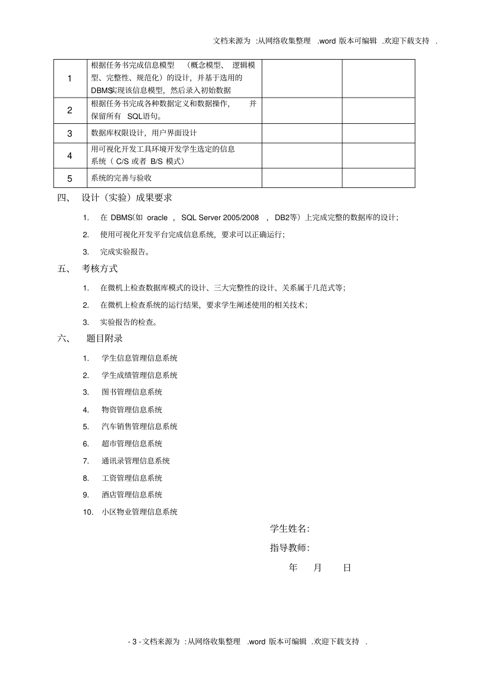 数据库图书馆管理系统课程设计报告_第3页
