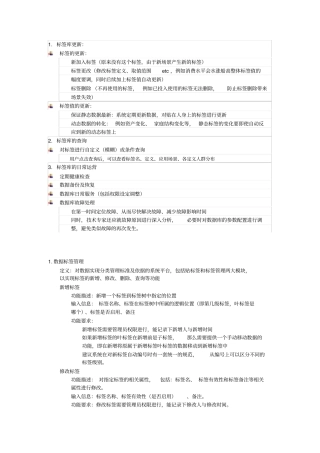 数据标签管理