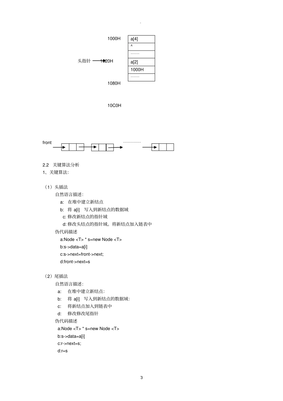 数据结构试验报告--单链表_第3页