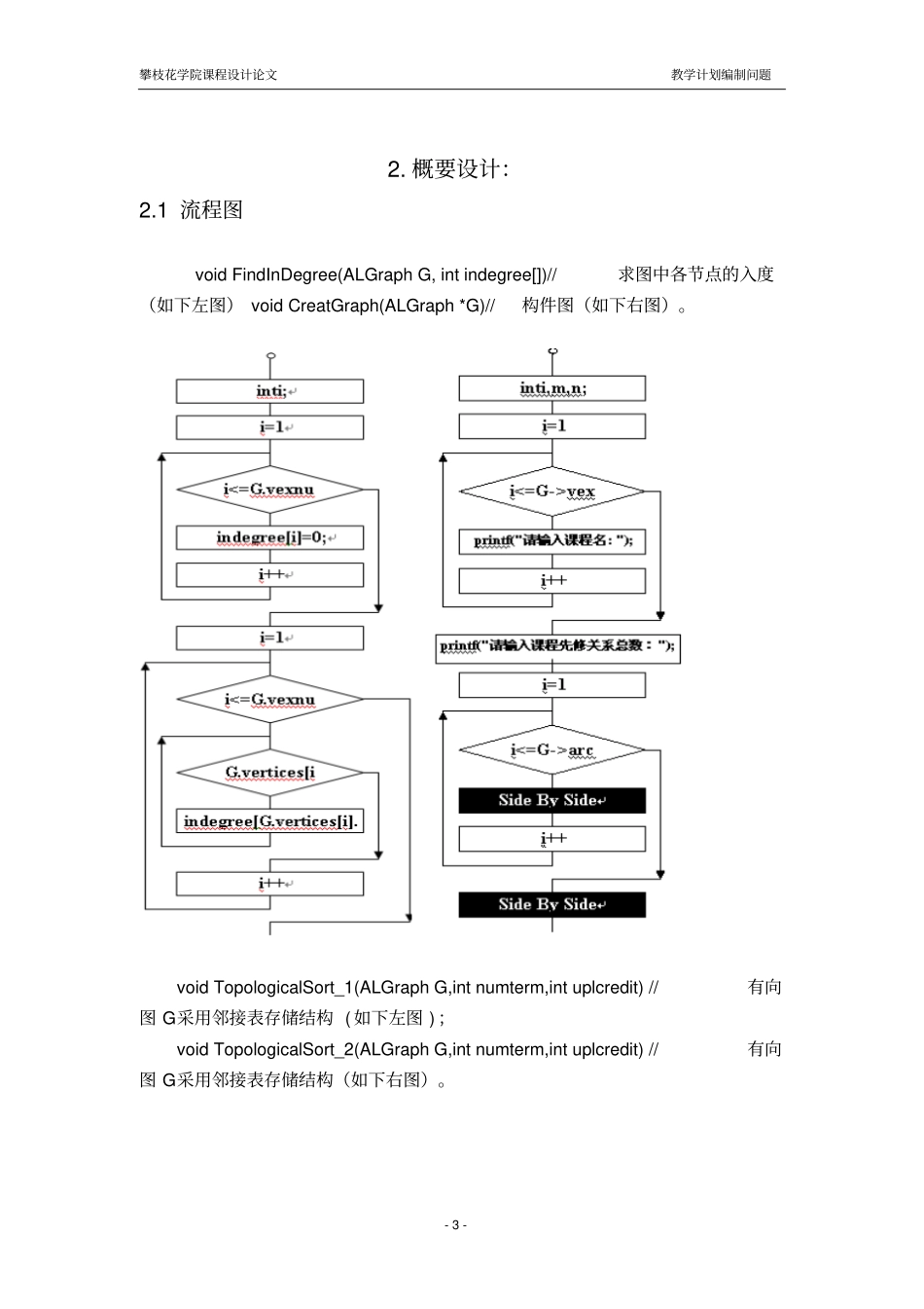 数据结构课程设计——教学计划编制资料_第3页