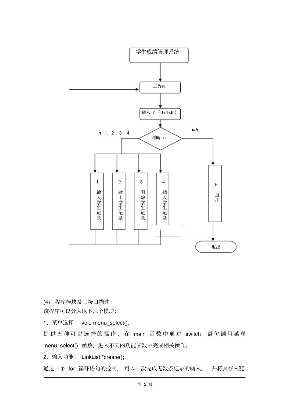 数据结构课程设计附代码-数据结构设计_第2页