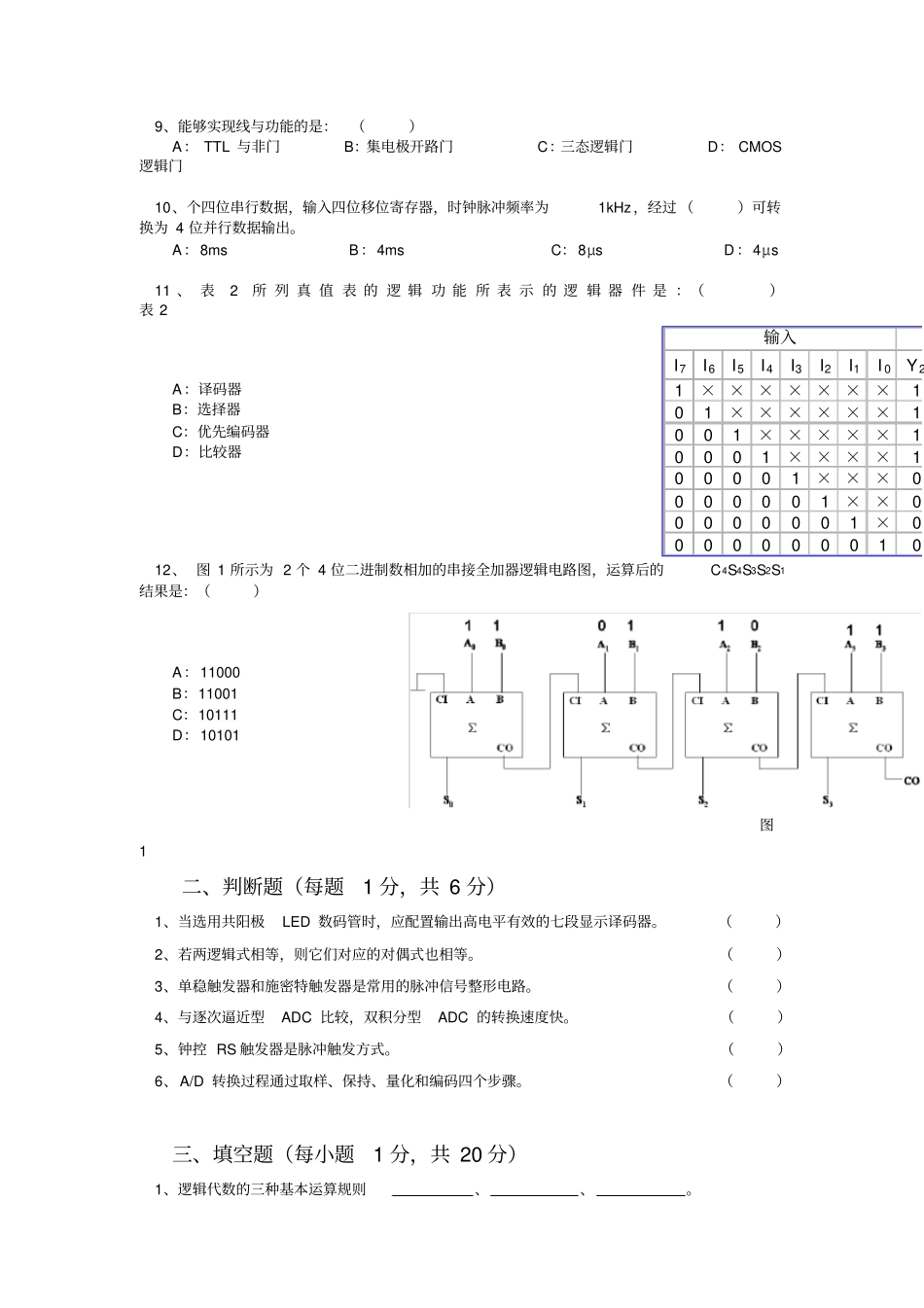 数电试题及答案_第2页