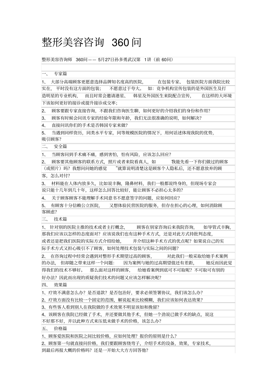 整形美容咨询360问_第1页